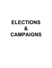 AP Elections and Campaigns 