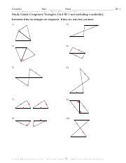 Geometry Study Guide Congruent Triangles.pdf