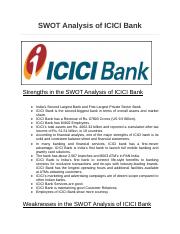 Capstone Project6 (SWOT Analysis of ICICI Bank).docx