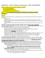 NURP 532 Test 3 Blueprint.Study guide.docx