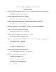 UNIT II    COMBINATIONAL LOGIC CIRCUITS.pdf