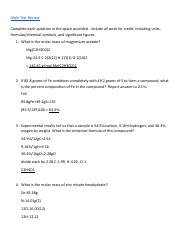 2023 mole test practice (TW).pdf