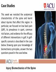 Week 11 Injuries of the Spine Case studies ANSWERS [2021].pdf