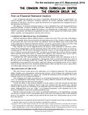Note on Financial Statement Analysis.pdf