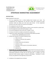 20220831 Strategic Marketing Assignment (2).docx