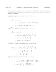Math 142 Practice Problems 3