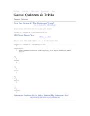 Game Quizzes & Trivia page 28.doc