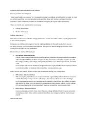 Company interview questions and Procedure.docx