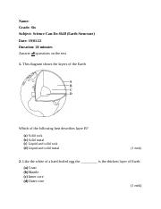 Science Earth structure.docx