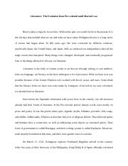 Essay (Pre-colonial to Martial Law Literature).docx