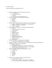 Unit one study guide