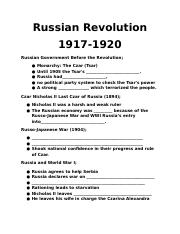 Ariana Rutherford - Russian Revolution notes.docx