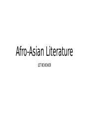 Afro-Asian Literature Reviewer.pptx
