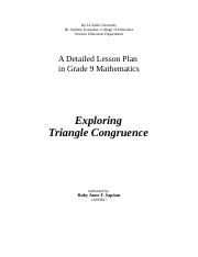 SCE113M Detailed LP - TRIANGLE CONGRUENCE.docx