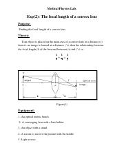 Exp 2- The focal length of a convex lens.pdf