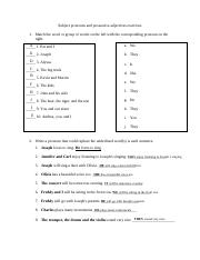 Activity -Subject -Pronoun And Possessive Adjectives.pdf