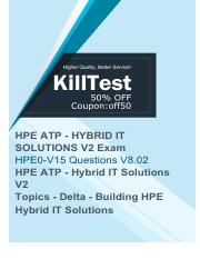Real HPE HPE0-V15 Exam Questions Help You Make Preparation Well.pdf