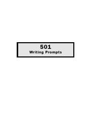 501WritingPrompts