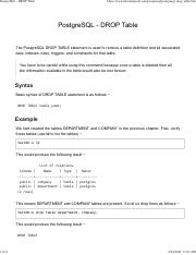 PostgreSQL - DROP Table.pdf