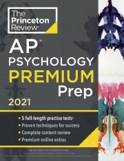 The Princeton Review - 5 Practice Tests + Complete Content Review + Strategies & Techniques_ AP Psyc