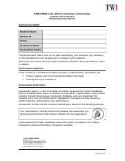4.BSBLDR402 Assessments.docx