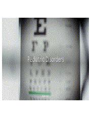NURS 2017 - Pediatric Disorders.pdf