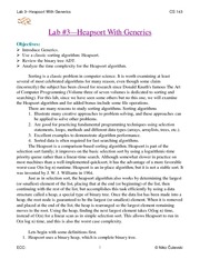 Lab 3—Heapsort With Generics