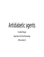 Antidiabetic agents Nursing science.pptx
