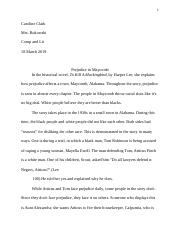 To Kill A Mockingbird Essay