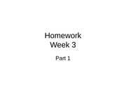 Homework Week 3 Part 1