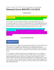 Units 1 and 2 The PPF and Comparative Advantage Demand Curve MACRO 2 24 2019.docx