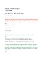 PED 203 Review.docx