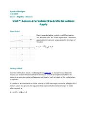 Unit 7 Lesson 4 Graphing Quadratic Equations Apply.pdf