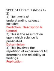 SPCE 611 Exam 1.docx