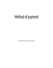 Method of payment.pptx