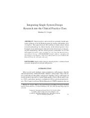 Single-system design article_Cooper.pdf