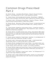 Common Drugs Prescribed Part 2.docx