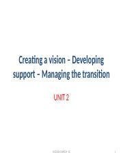 Creating a vision – Developing support – Managing.ppt