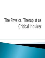 PT as Critical inquirer 1.ppt