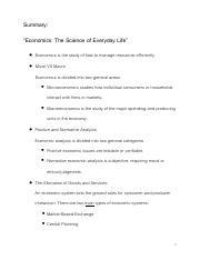 Summary_ Economics The Science of Everyday Life_.pdf