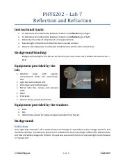 7 - Reflection and Refraction.pdf