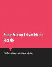 FINA2005 - Foreign Exchange Risk and Interest Rate Risk.pptx