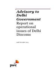 Report on operational issues of Delhi Discoms_29 Nov 2013_signed