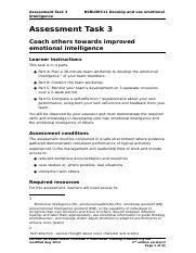 BSBLDR511 - Assessment Task 3.docx
