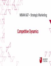 MBAN 667 - CHAPTER 7 Competitive Dynamics.pdf