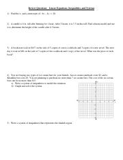 Review Questions Linear Equations, Inequalities, and Systems.pdf