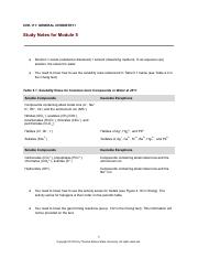 CHE-111-OL Study Notes Module 5.pdf