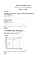 Microeconomics exercises list 2 (FRANK, BERNANKE)