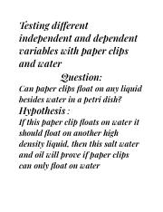 Testing different independent and dependent variables with paper clips and water .pdf