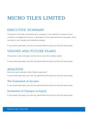 MicroTiles Report Template.docx
